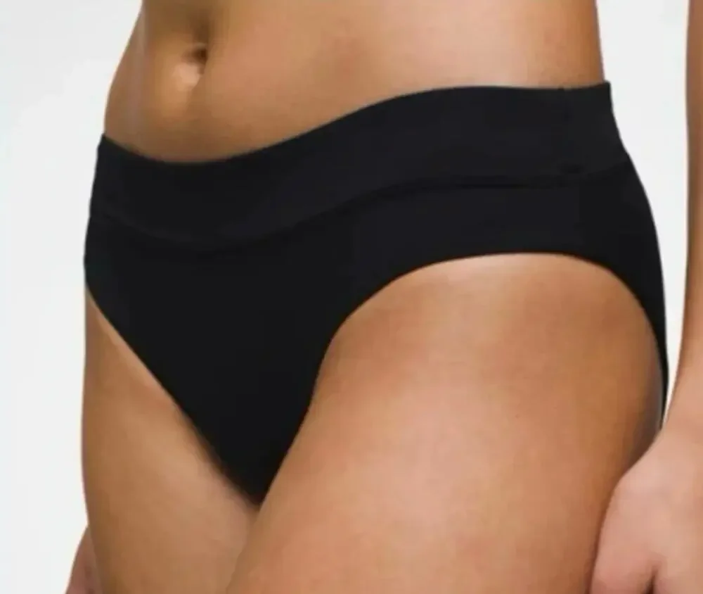 prana black summer wave swimsuit bikini bottoms women size medium